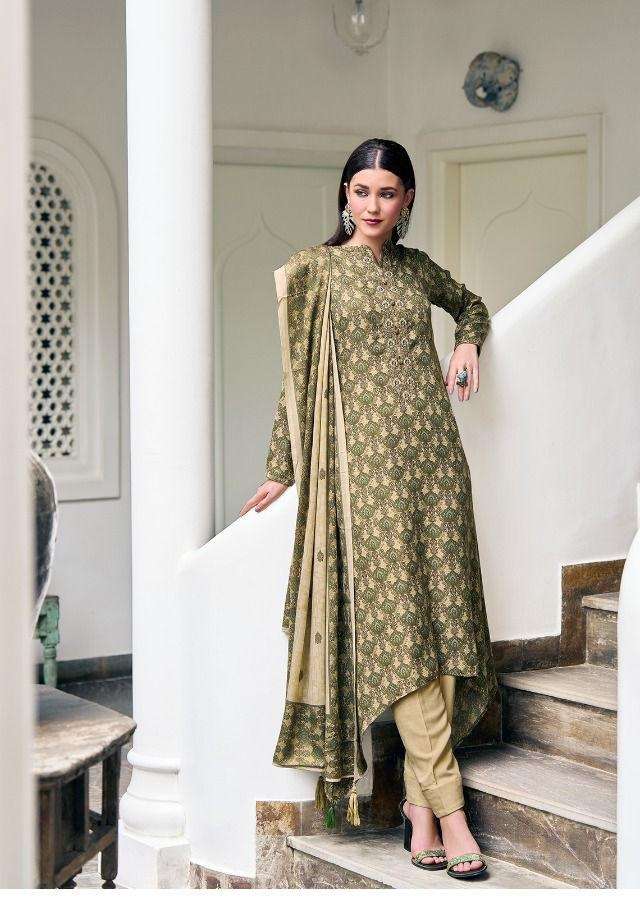 Kilory Trends Lamborghini Pashmina Digital Print Suits Winter Collection On Wholesale