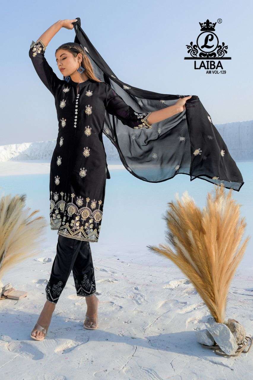  Laiba The Designer Studio Am Vol-129 Readymade Collection On Wholesale