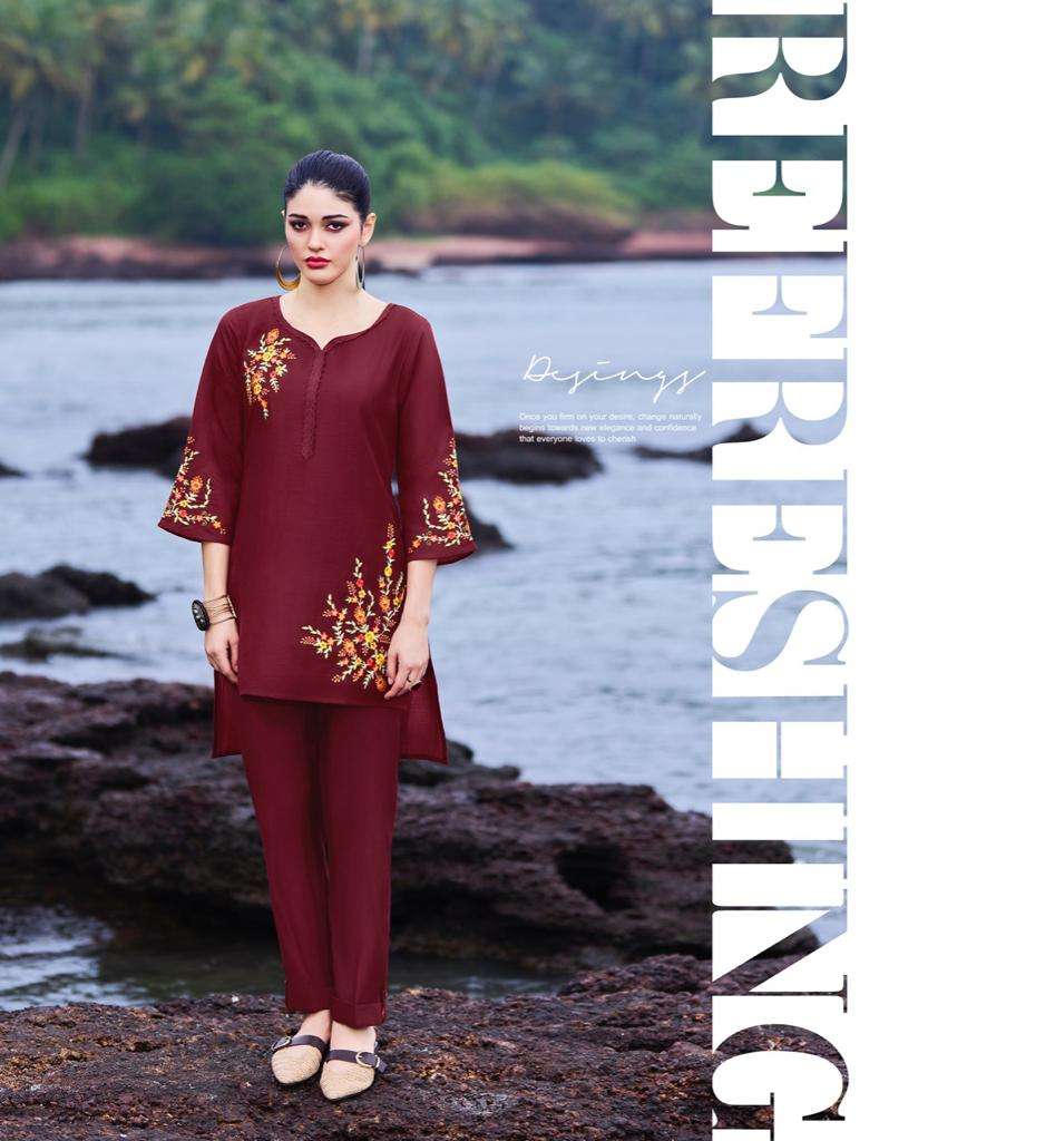 Lily And Lali Marvel Natural Silk Western Wear On Wholesale