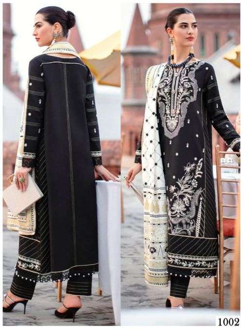 Maryam Andaaz Luxury Karachi Cotton Dress Material  On Wholesale