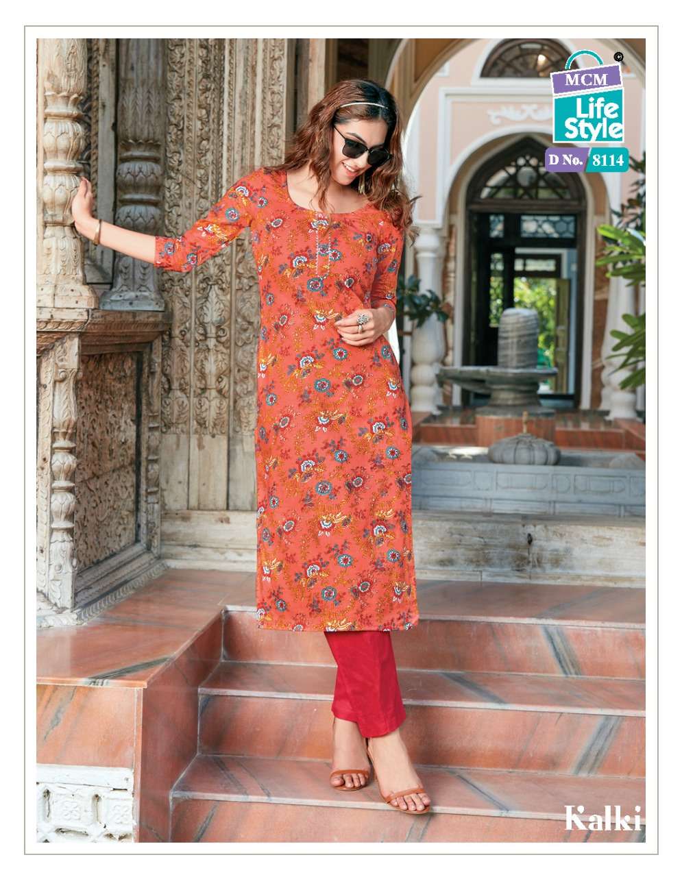Mcm Lifestyle Kalki Pure Cotton Readymade Designer Kurtis On Wholesale