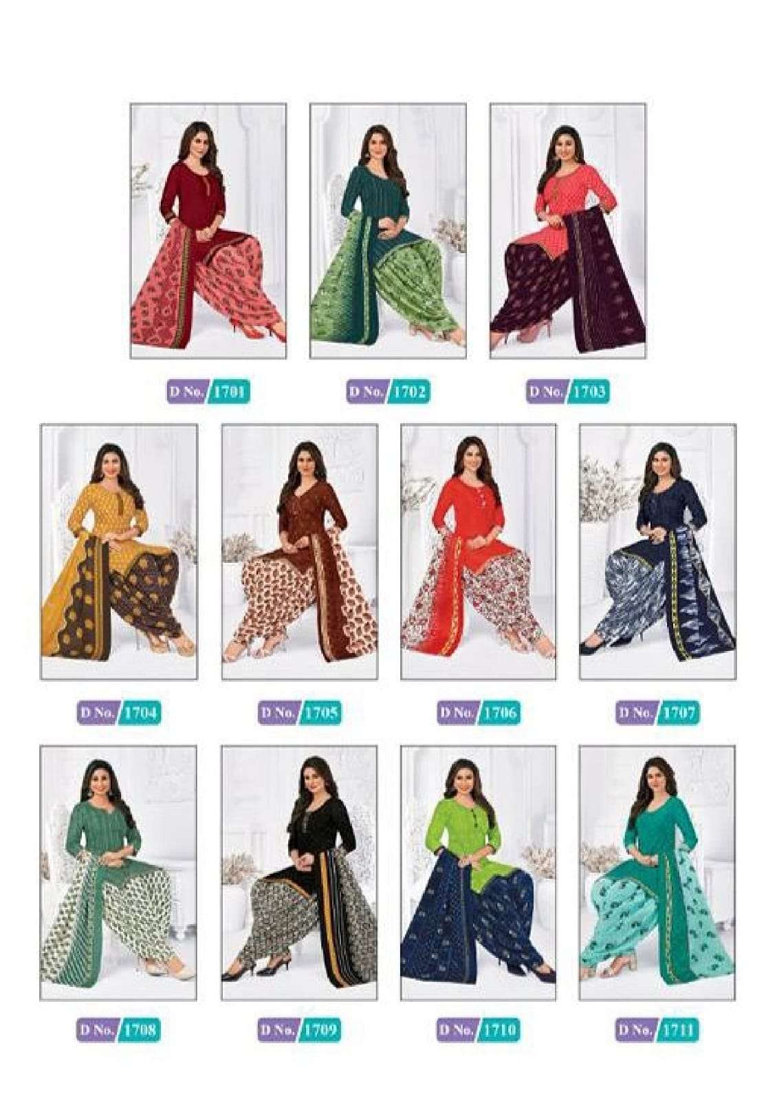 MCM Lifestyle  Present Priya Vol 17 With Pocket Special Dress Material On Wholesale