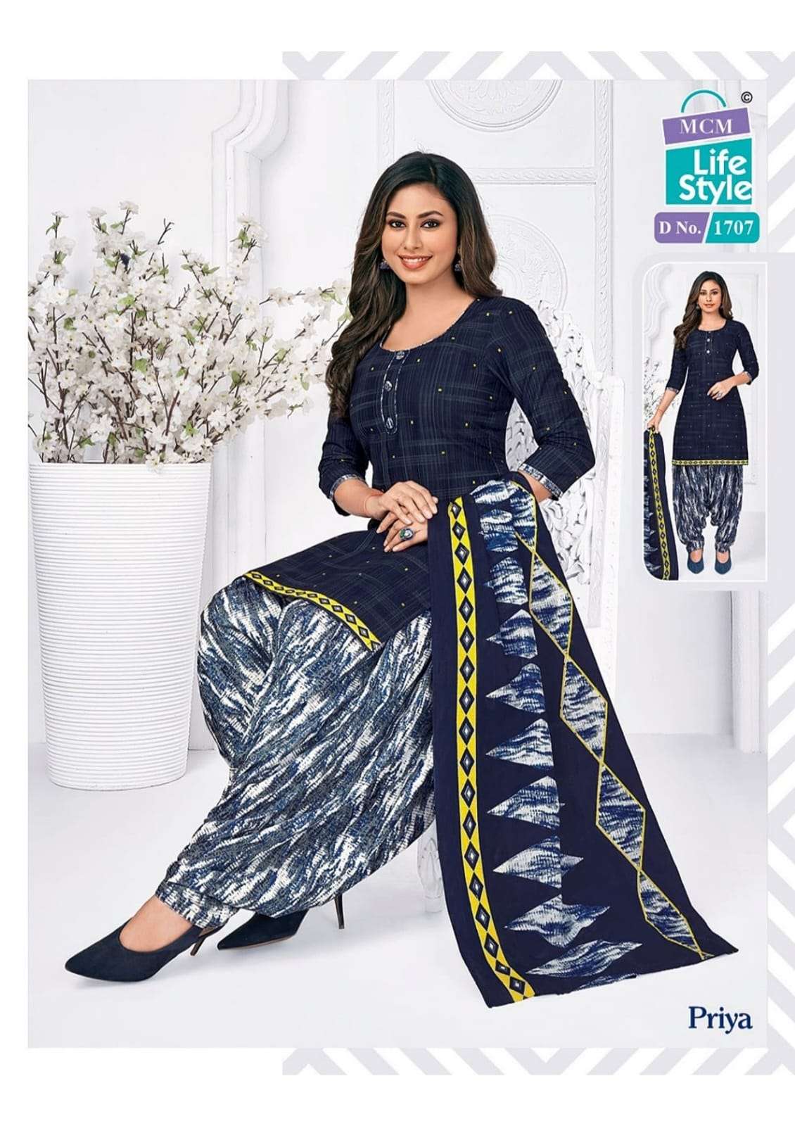 MCM Lifestyle  Present Priya Vol 17 With Pocket Special Dress Material On Wholesale