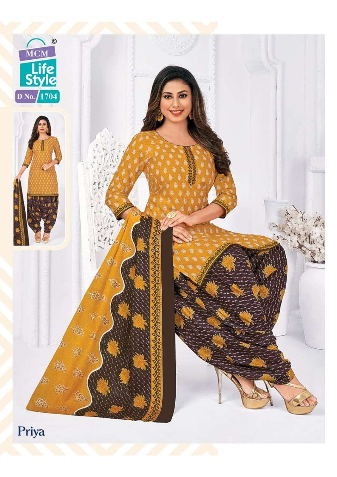 MCM Lifestyle  Present Priya Vol 17 With Pocket Special Dress Material On Wholesale
