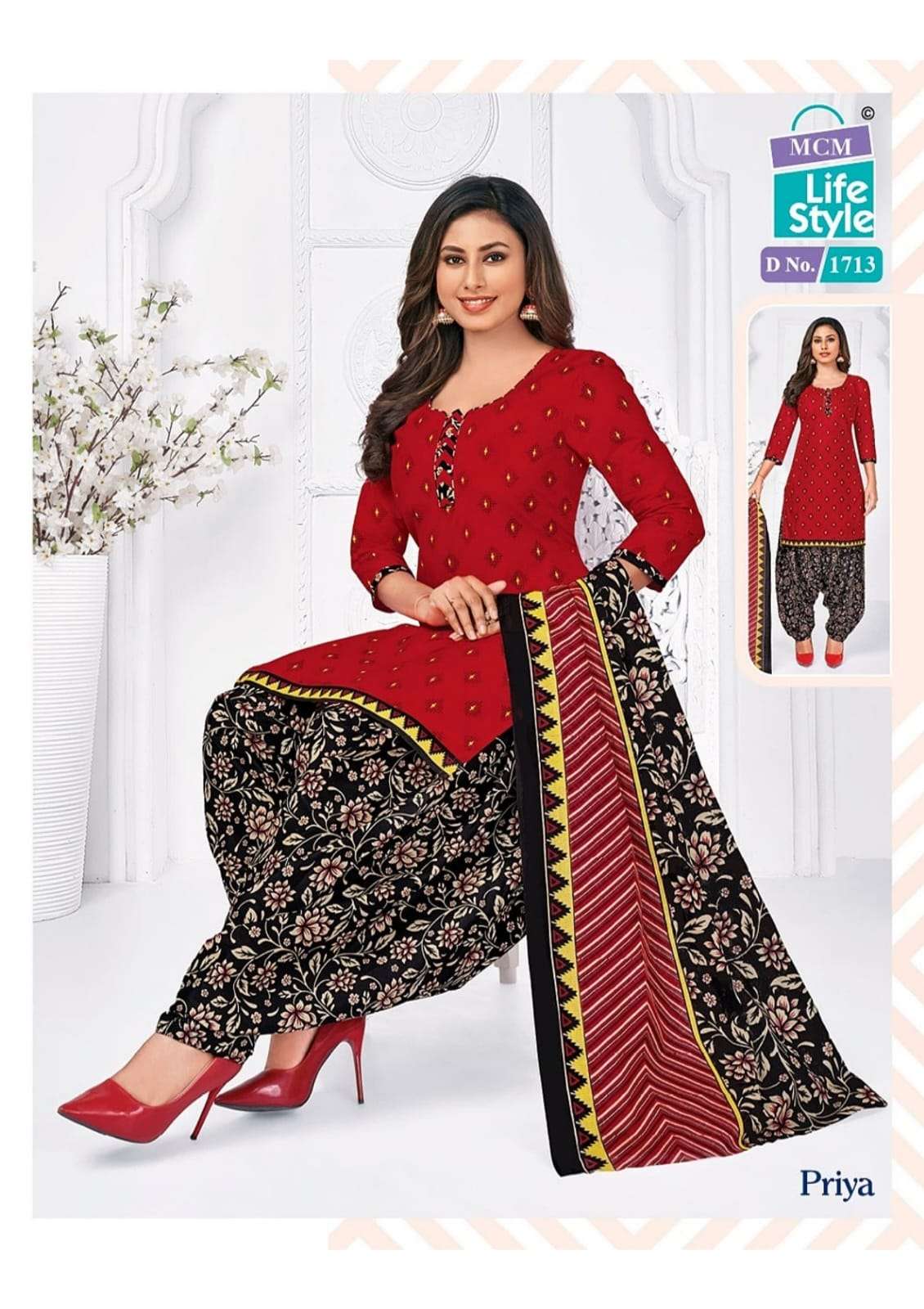MCM Lifestyle  Present Priya Vol 17 With Pocket Special Dress Material On Wholesale