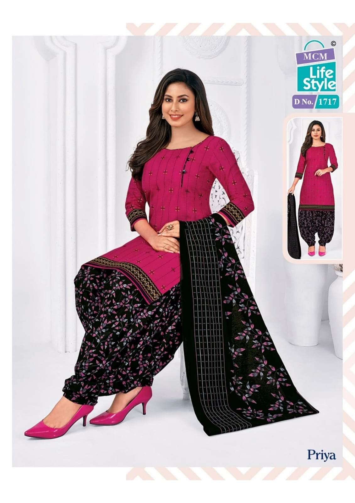 MCM Lifestyle  Present Priya Vol 17 With Pocket Special Dress Material On Wholesale