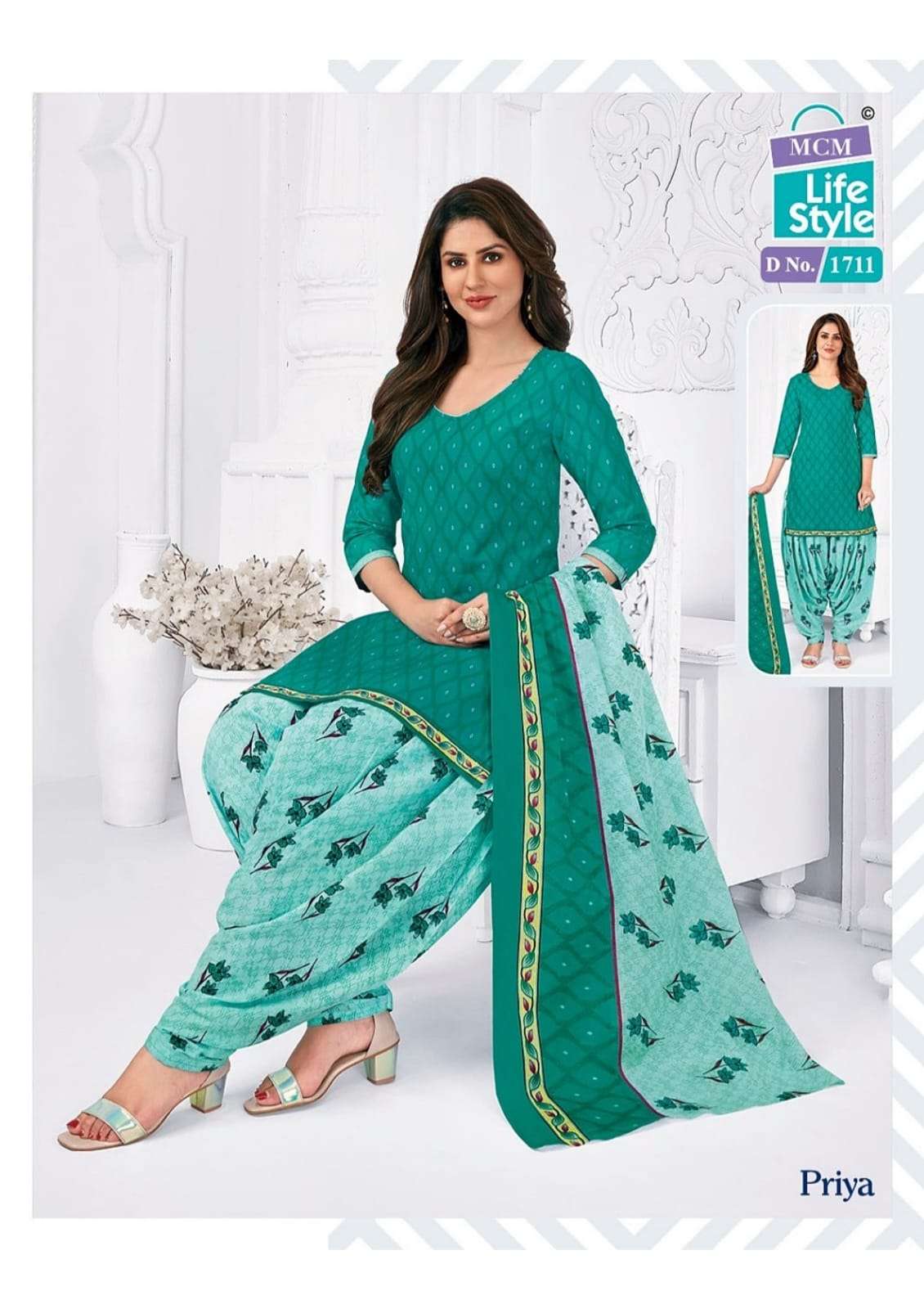 MCM Lifestyle  Present Priya Vol 17 With Pocket Special Dress Material On Wholesale