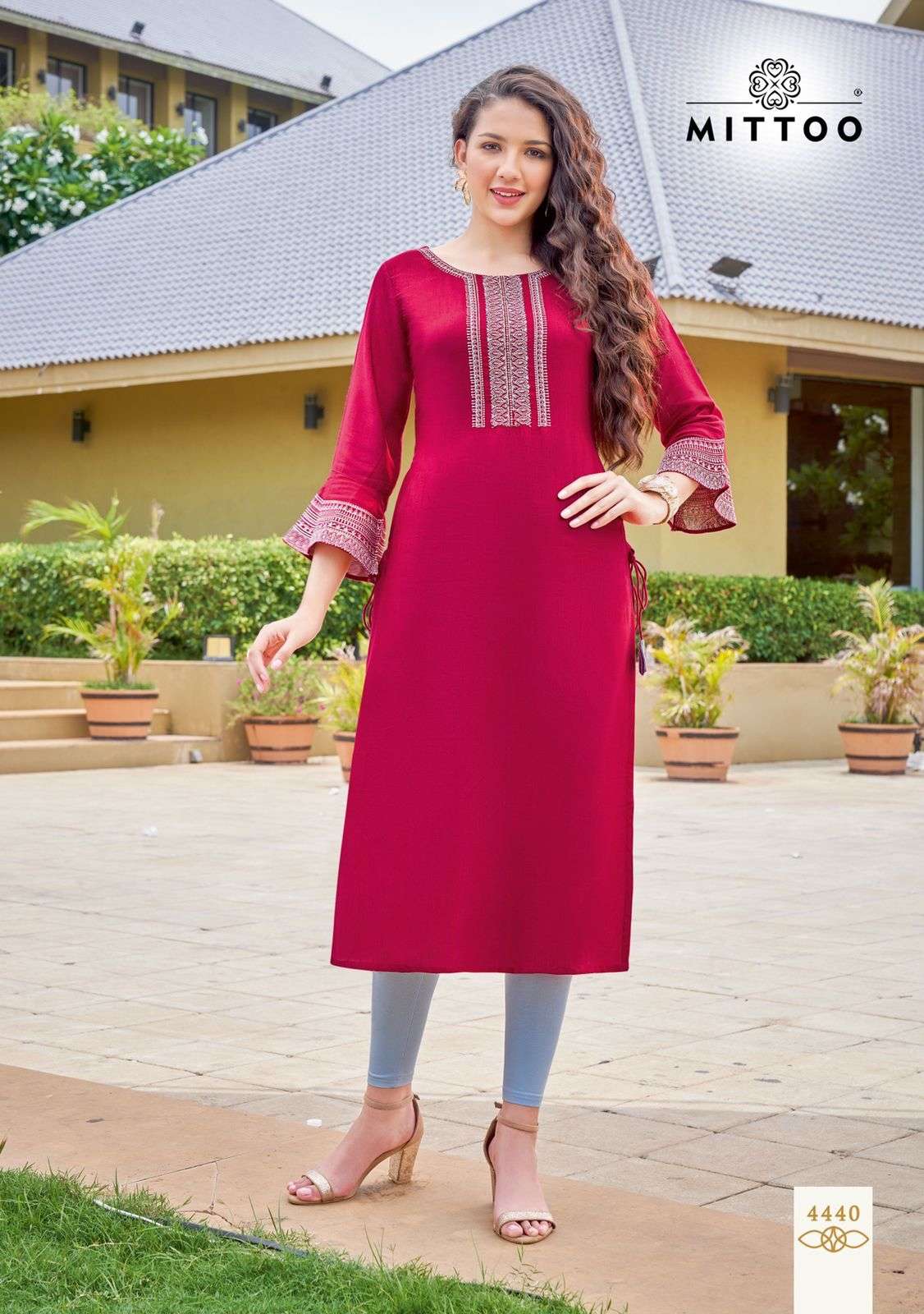 MITTOO Mayurika vol 7 Handwork Rayon Kurti On Wholesale 