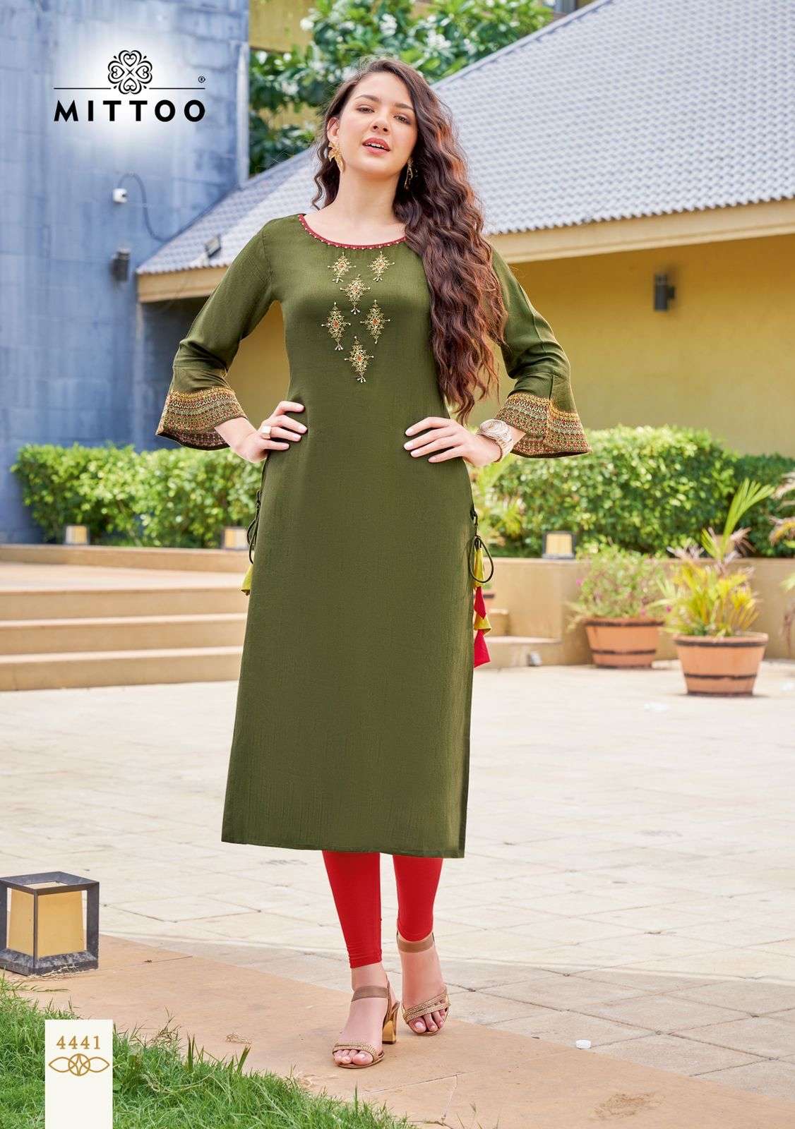 MITTOO Mayurika vol 7 Handwork Rayon Kurti On Wholesale 