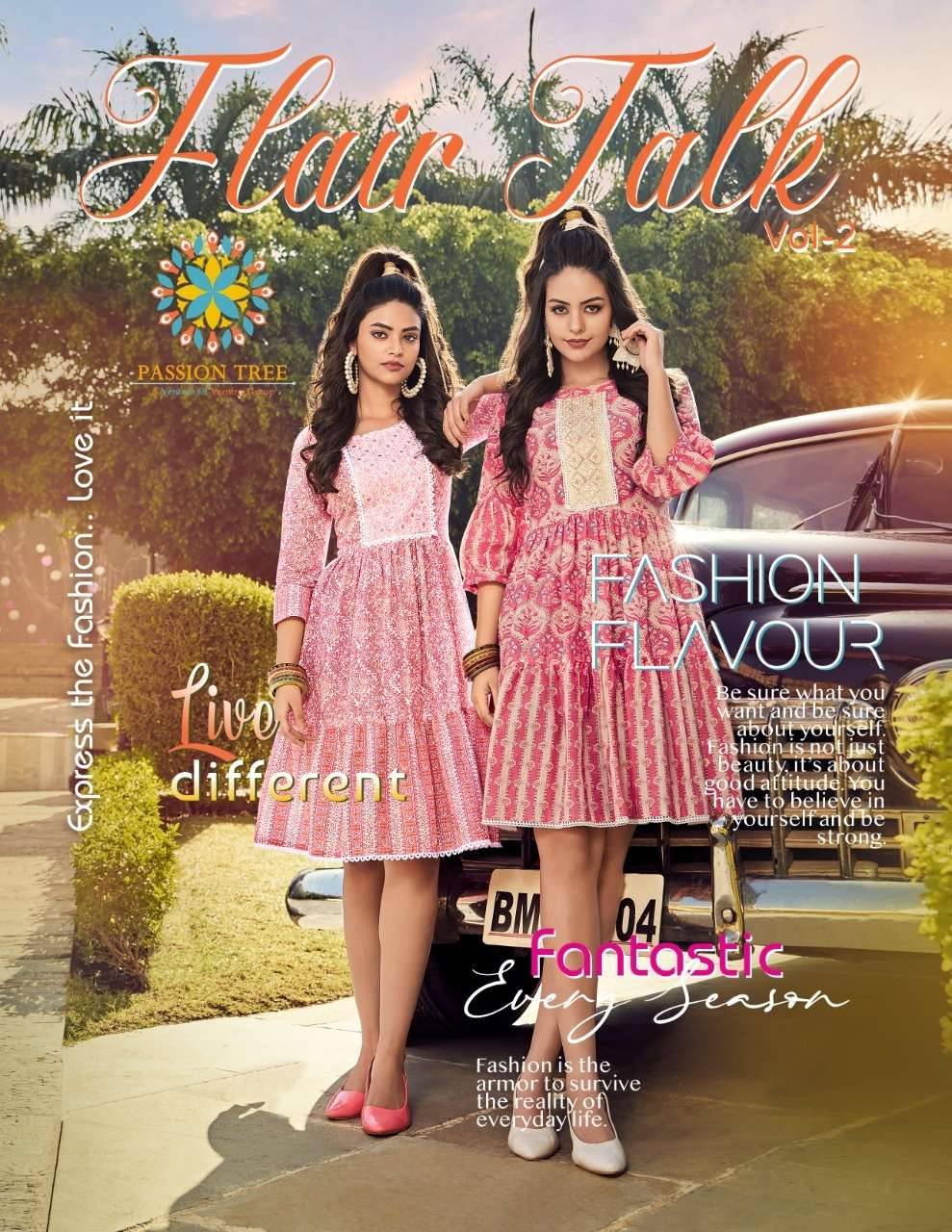 Passion Tree Flair Talk Vol.2 Tunic With Beautiful Colors & Print on Wholesale 