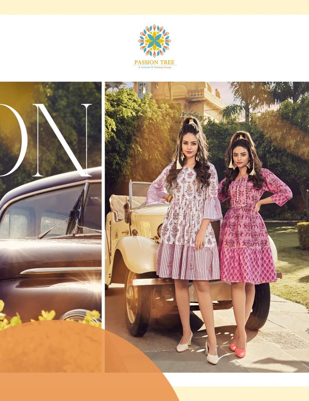 Passion Tree Flair Talk Vol.2 Tunic With Beautiful Colors & Print on Wholesale 