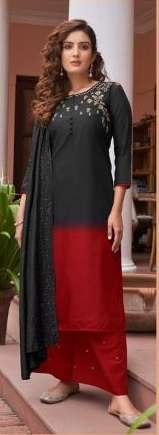 Peher The Fusion Fancy Kurti With Bottom Dupatta Collection On Wholesale