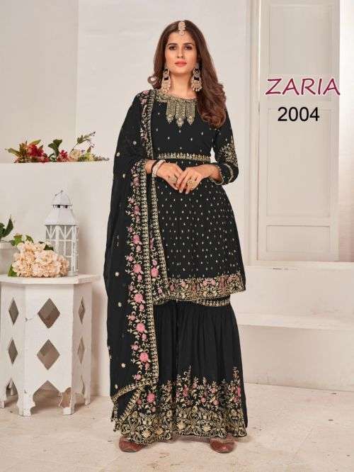 R Zaria 2001 to 2006 Ocassion Wear Designer Embroidery Suit Collection On Wholesale