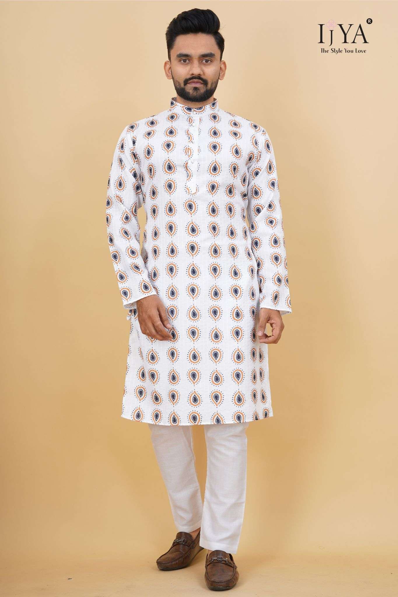Rajvadi N65 Mens Kurta  5 Piecs Catalogue Factory Price