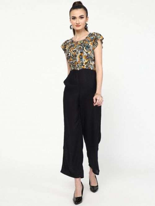 Riyana Vol 27 Western Printed And Plain Jumpsuit Collection On Wholesale
