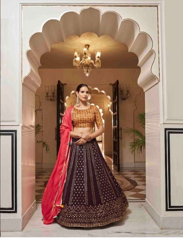 Shubhkala Bridesmaid Vol 24 Georgette Lehenga Choli On Wholesale
