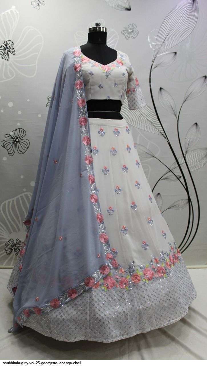 Shubhkala Girly Vol 25 Georgette Lehenga Choli On Wholesale