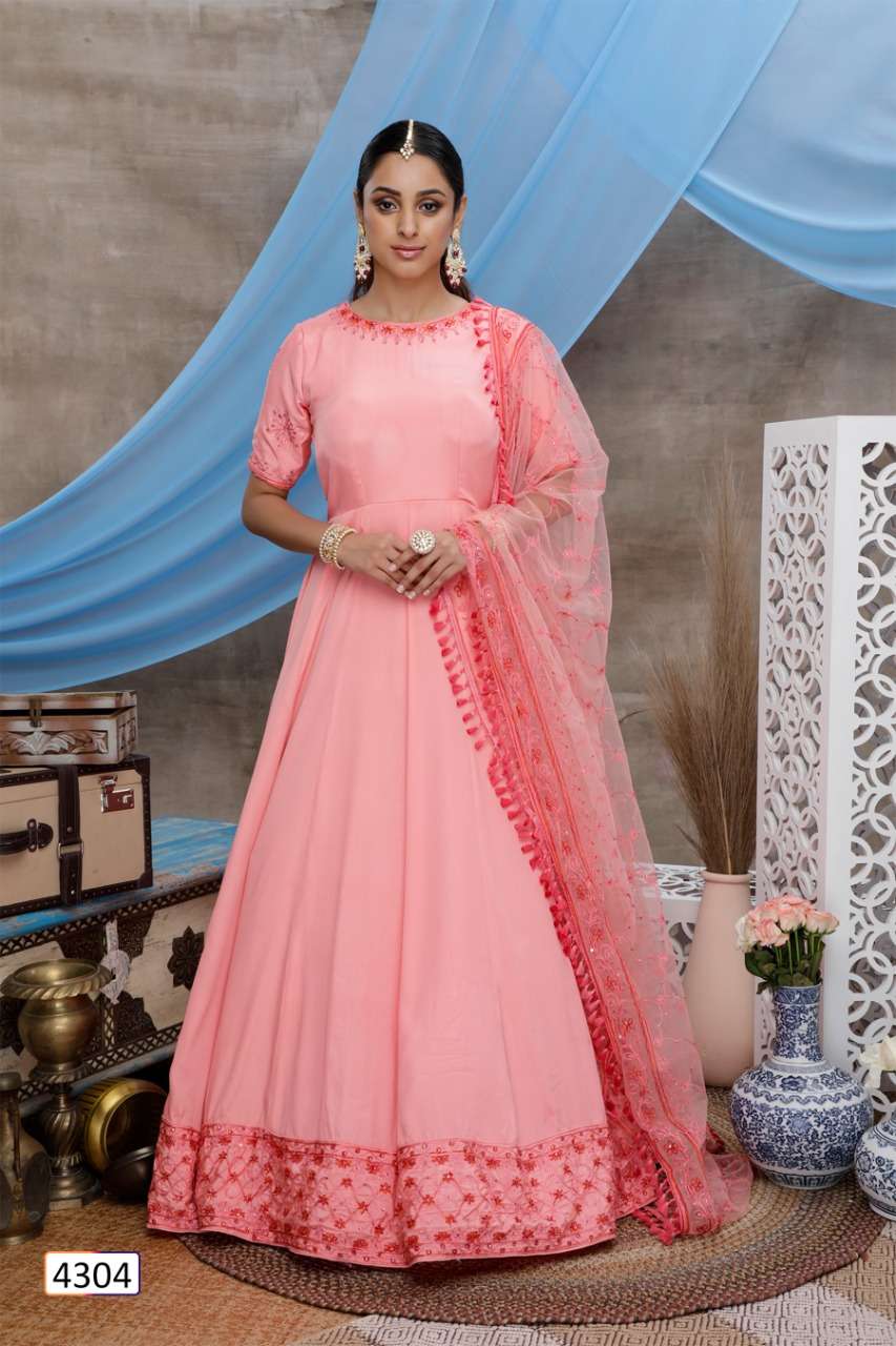 Shubhkala Vol - 7 Designer Exclusive  Long Anarkali  Style Gown Collection On Wholesale