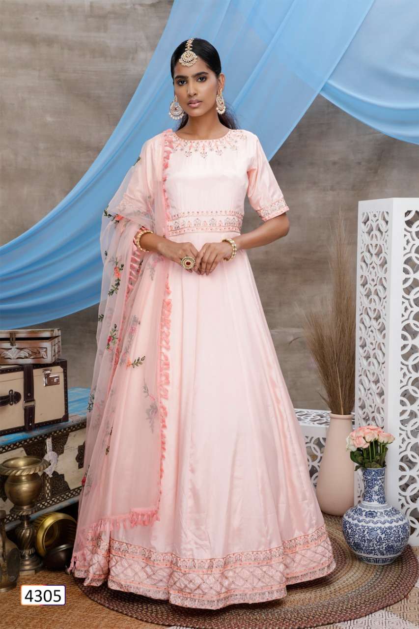 Shubhkala Vol - 7 Designer Exclusive  Long Anarkali  Style Gown Collection On Wholesale