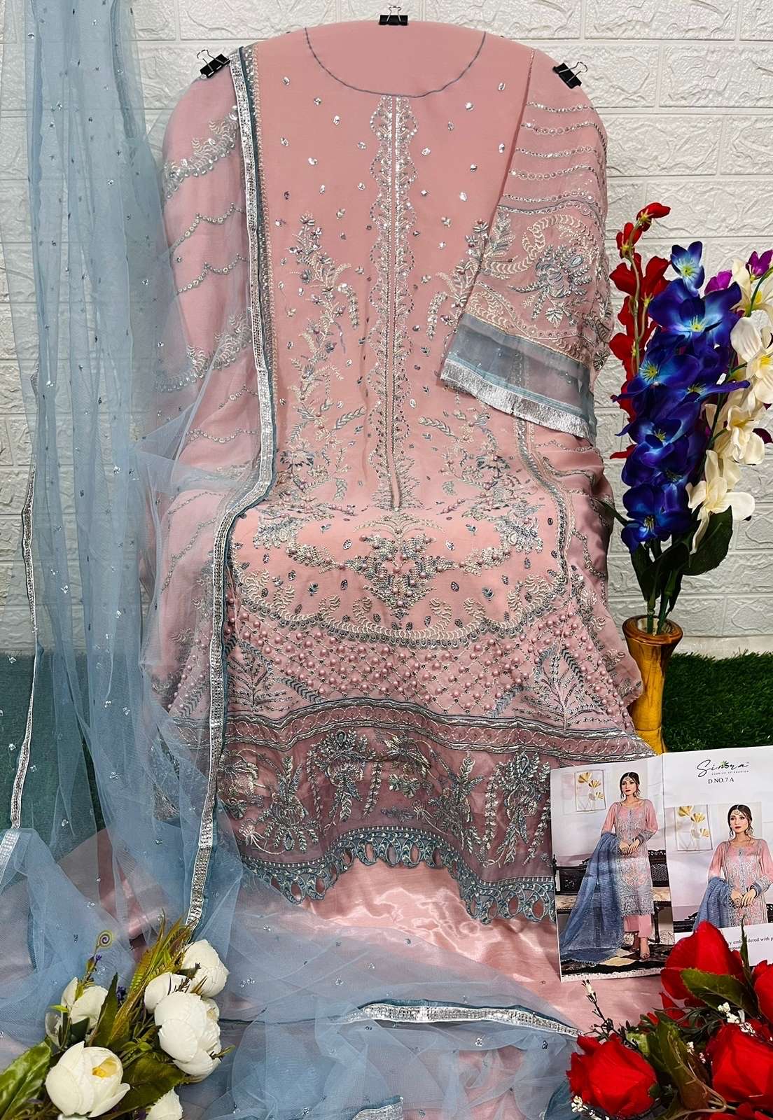 Simra 7 Series Designer Pakistani Salwar Kameez On Wholesale