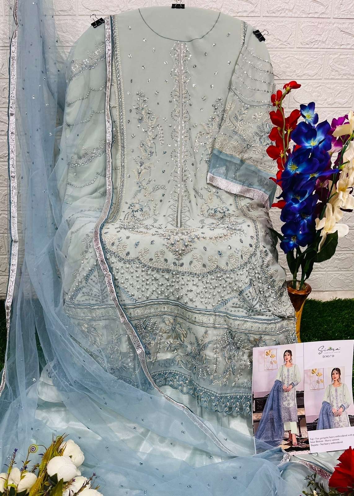 Simra 7 Series Designer Pakistani Salwar Kameez On Wholesale