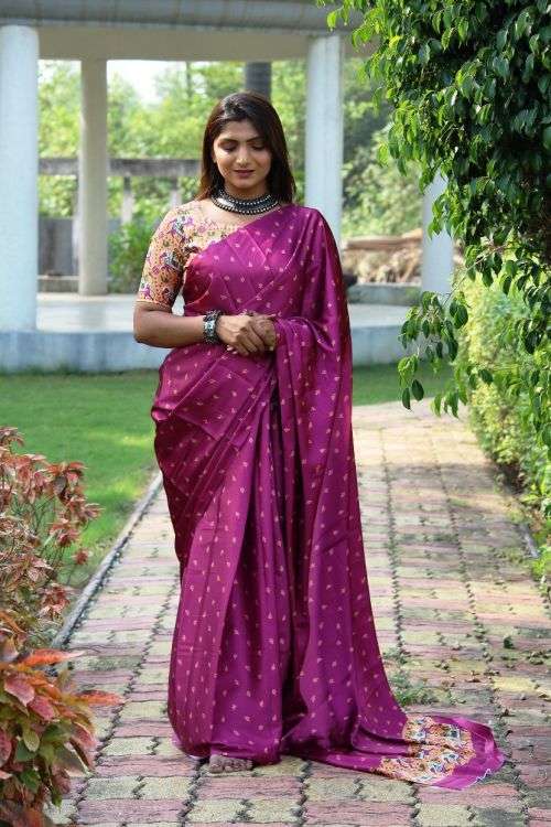 Spsc 80 Digital Printed Designer Silk Saree Collection On Wholesale