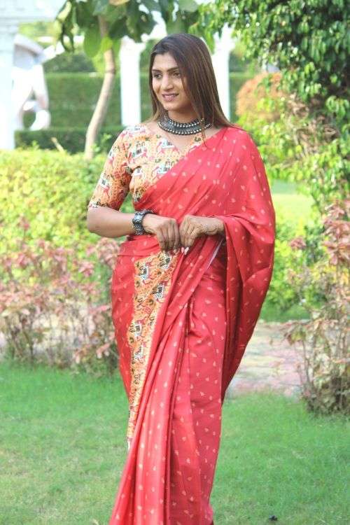 Spsc 80 Digital Printed Designer Silk Saree Collection On Wholesale