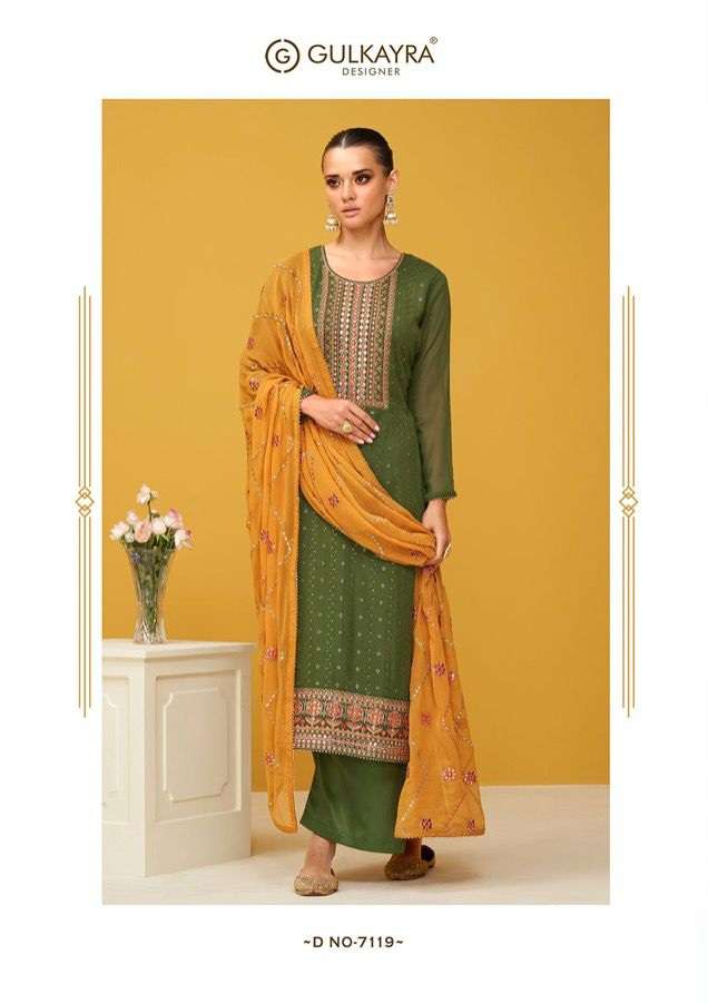 Surili Gulkayra Designer Georgette With Embroidery Work On Wholesale