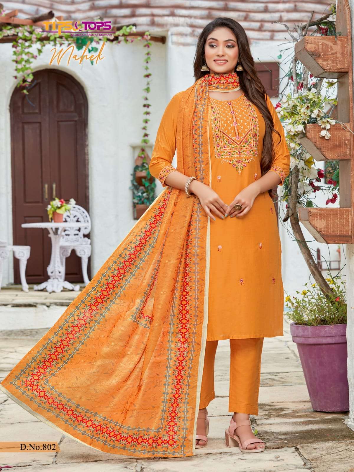 Tips & Tops Mahek Party Wear Collection 3pc Set On Wholesale 