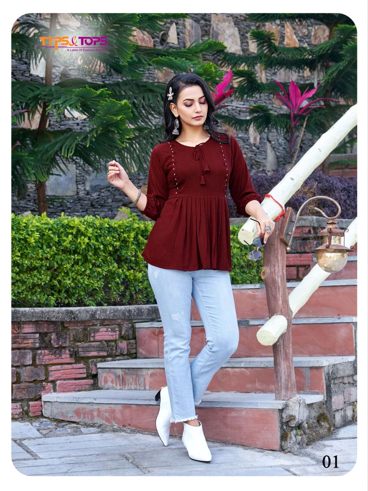 TIPS & TOPS PEPE TOPS Vol 06 Extraordinary Patterns Short Tops  On Wholesale 