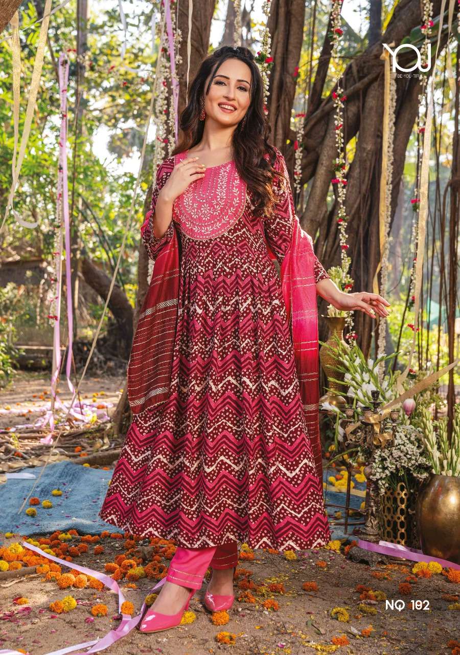 Wanna® Launch New Super Fancy Naira Kurti With Pant  & Dupatta On Wholesale