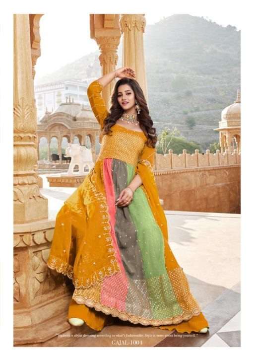 Your Choice Gajal Georgette Beautiful Designer Salwar Suits On Wholesale