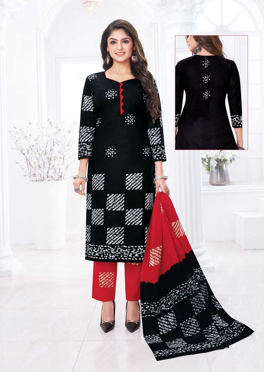  Baalar Batik Special Vol-1 Pure Cotton Printed Top Bottom With Dupatta On Wholesale