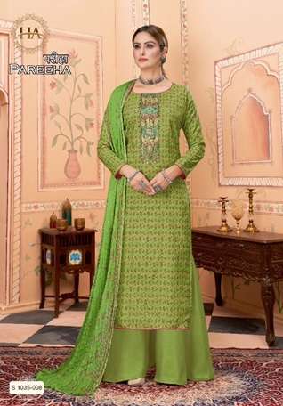 Harshit Fashion Pareeha Viscose Rayon Suits By Alok Suits On Wholesale
