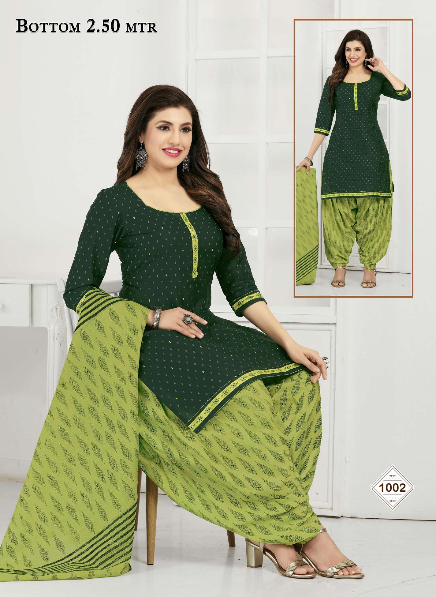 Saanvi Sandhya Vol 1 Pure Cotton Unstitched Dress Materials On Wholesale 