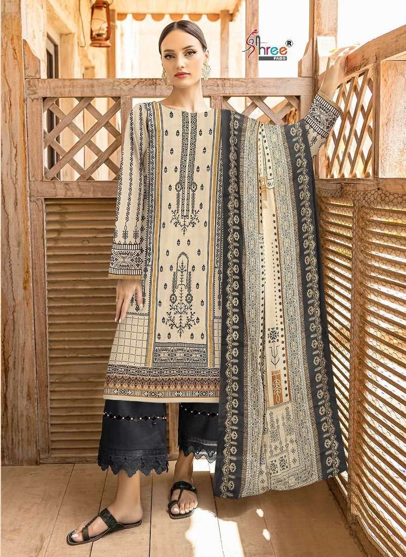 Shree Fabs Bin Saeed Lawn Collection Vol-2 Lawn Cotton Dress Material On Wholesale