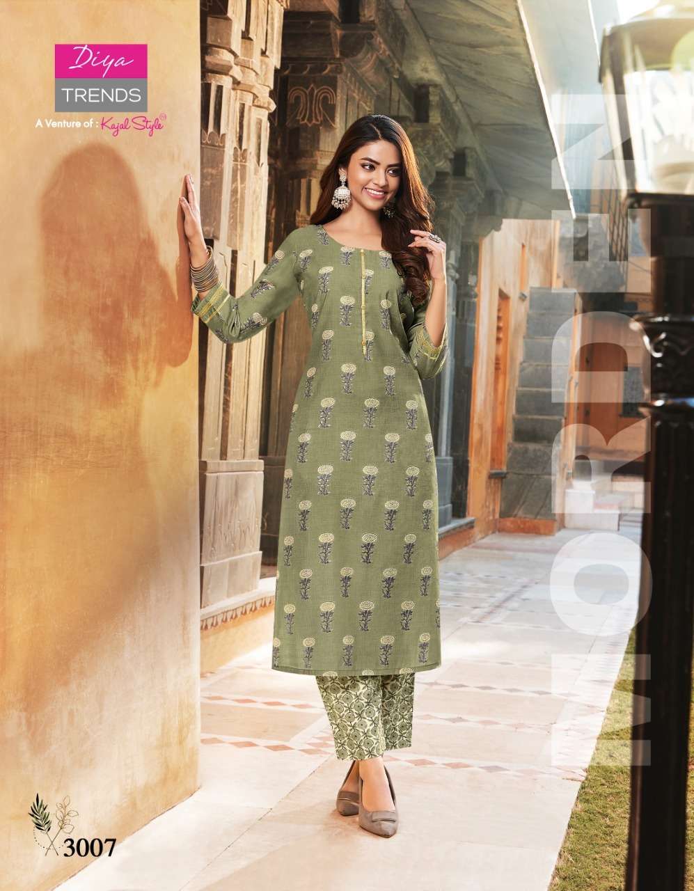 Diya Trends Goldy VOL-3 Kurti With Pant On Wholesale