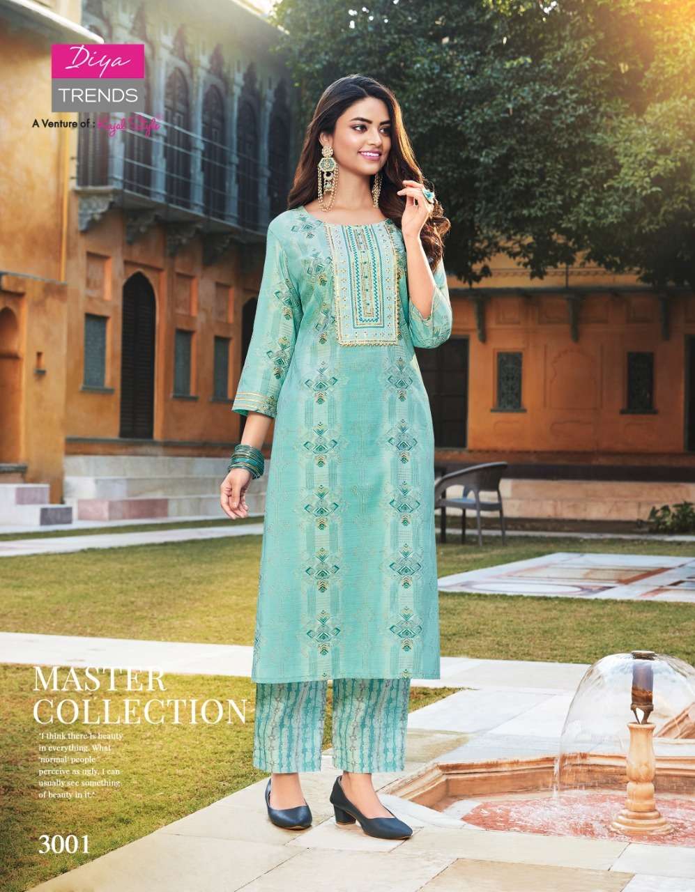 Diya Trends Goldy VOL-3 Kurti With Pant On Wholesale