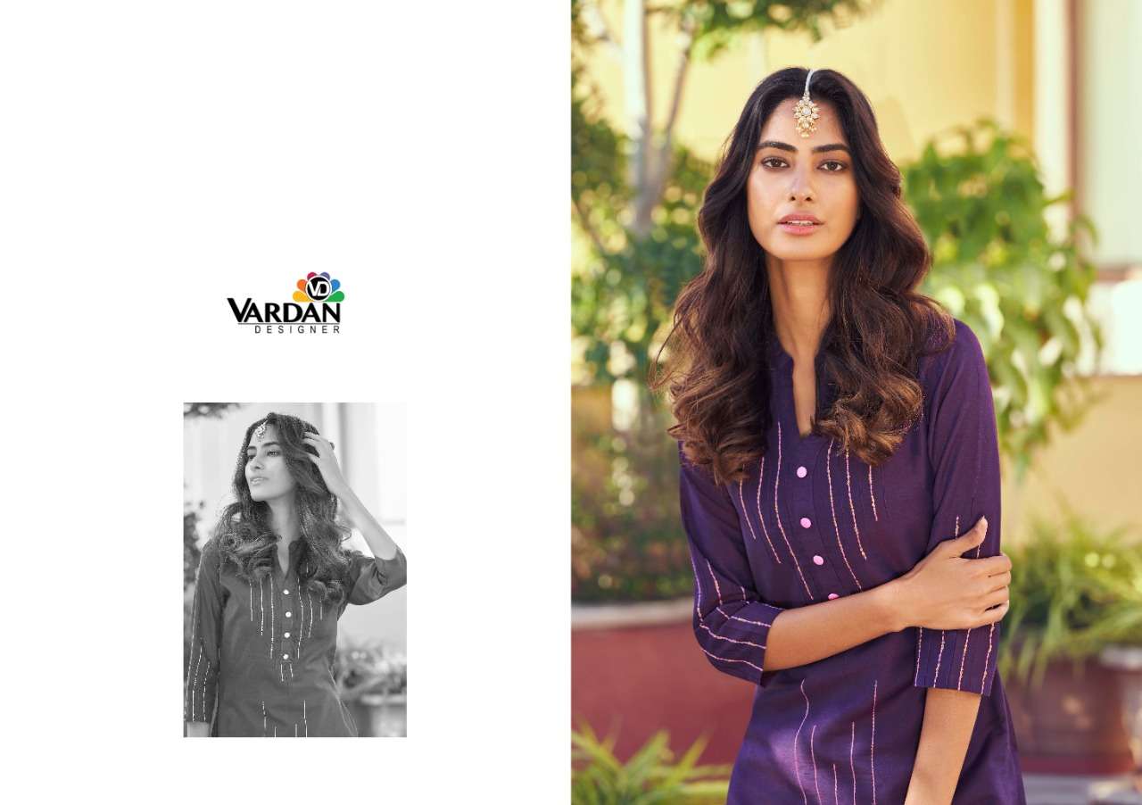 RAAHAT- Vol-3 Vardan Designer Kurtis catalog at wholesale price
