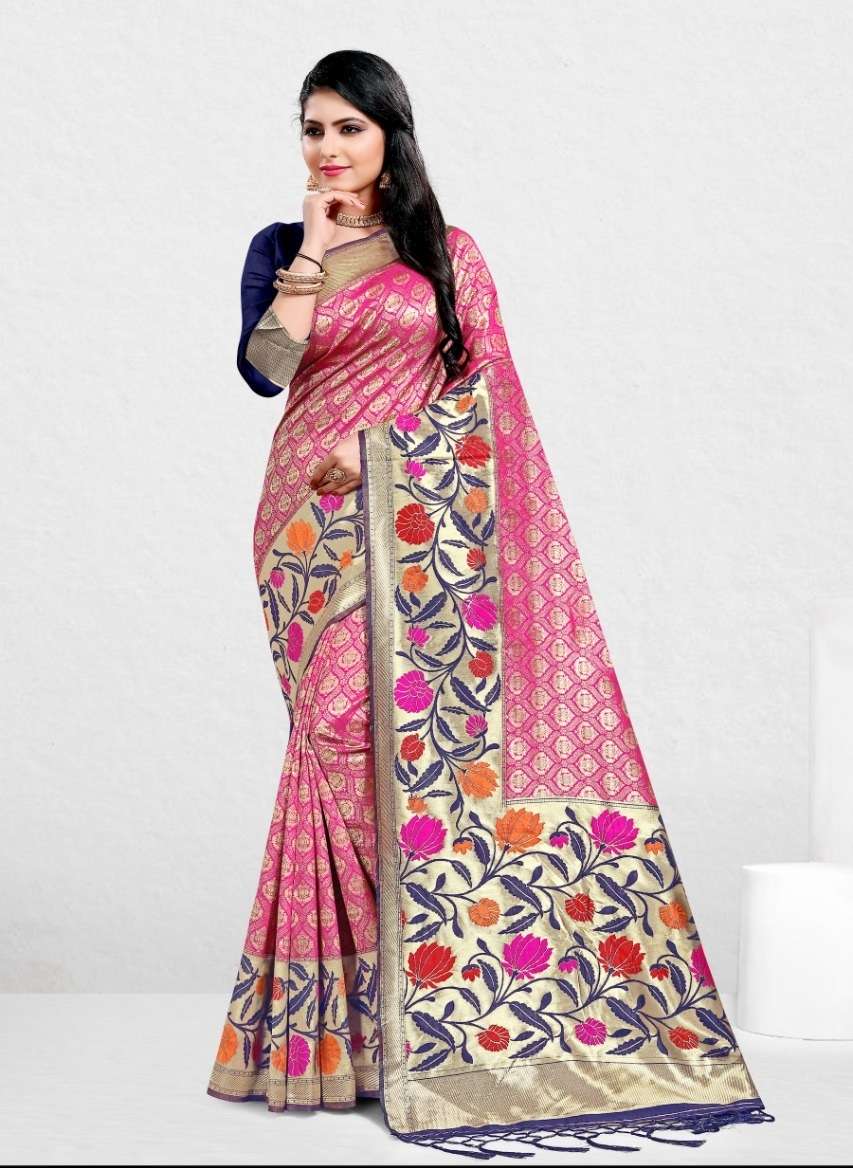Kilpa catalogue for Multy Banarasi sarees wholesale price 