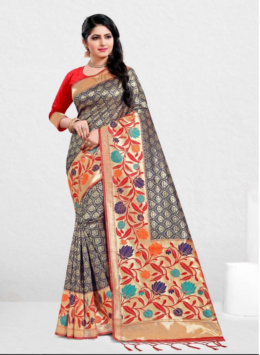 Kilpa catalogue for Multy Banarasi sarees wholesale price 