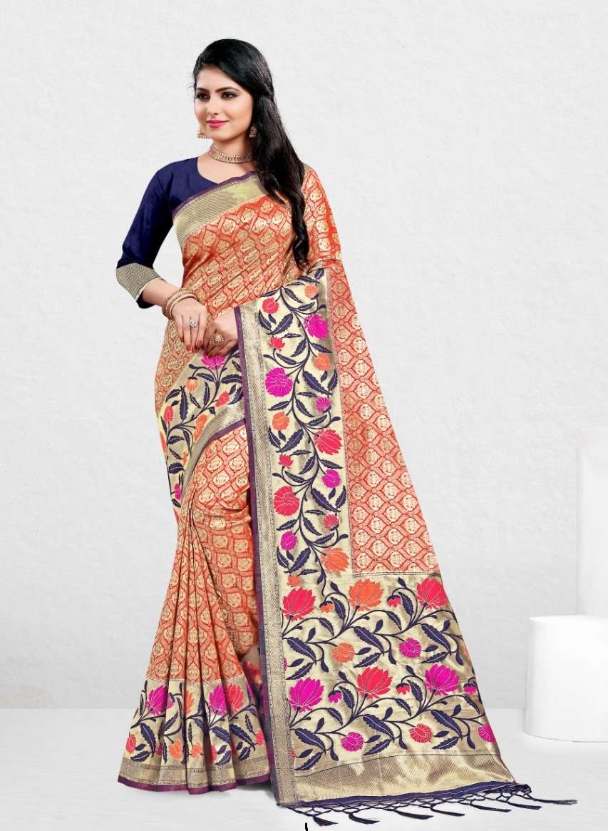 Kilpa catalogue for Multy Banarasi sarees wholesale price 