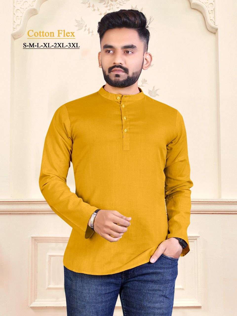 Mens short kurta sabella 7801 wholesale 8 colors 