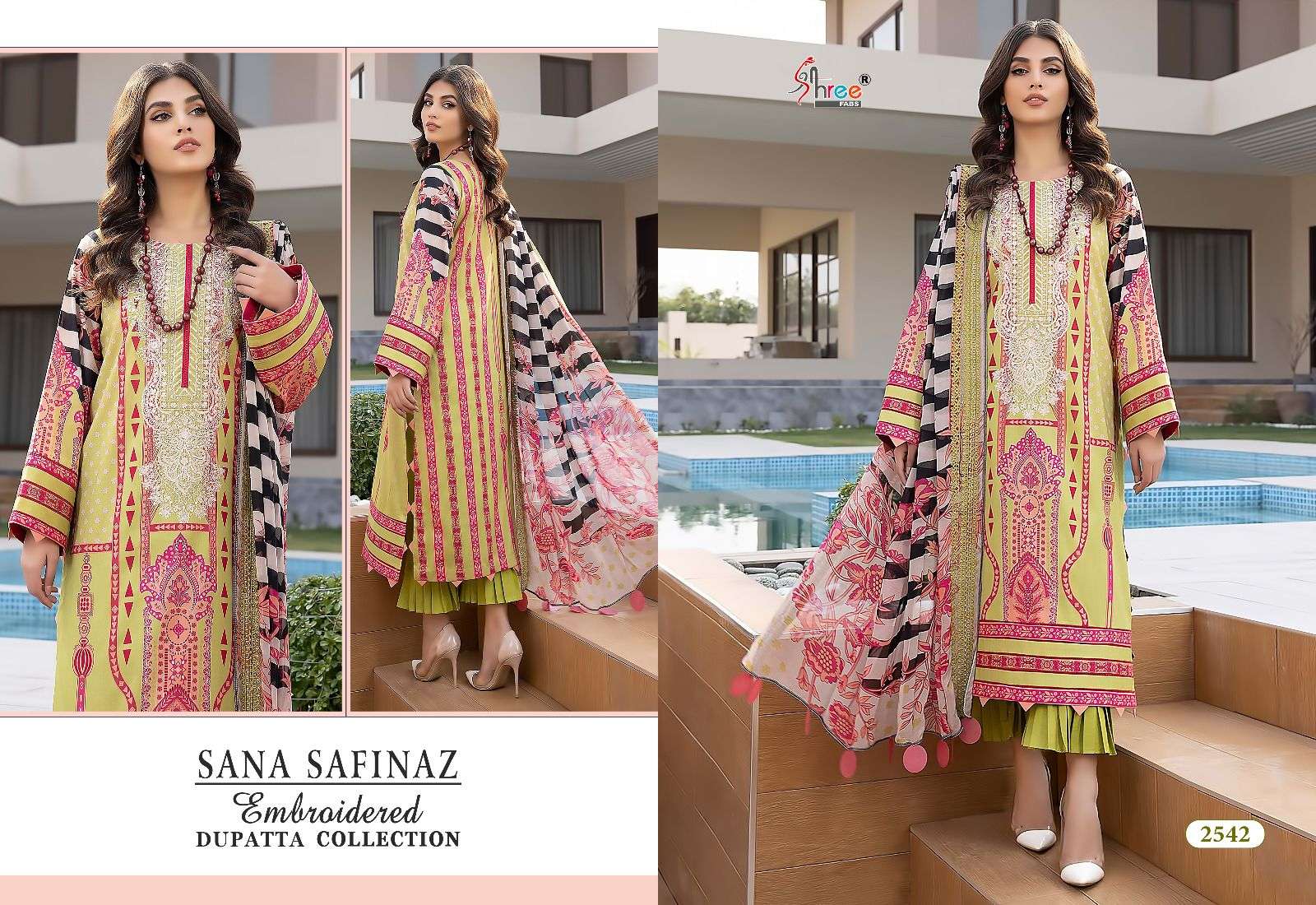SANA SAFINAZ  EMBROIDERED DUPATTA COLLECTION VOL-1