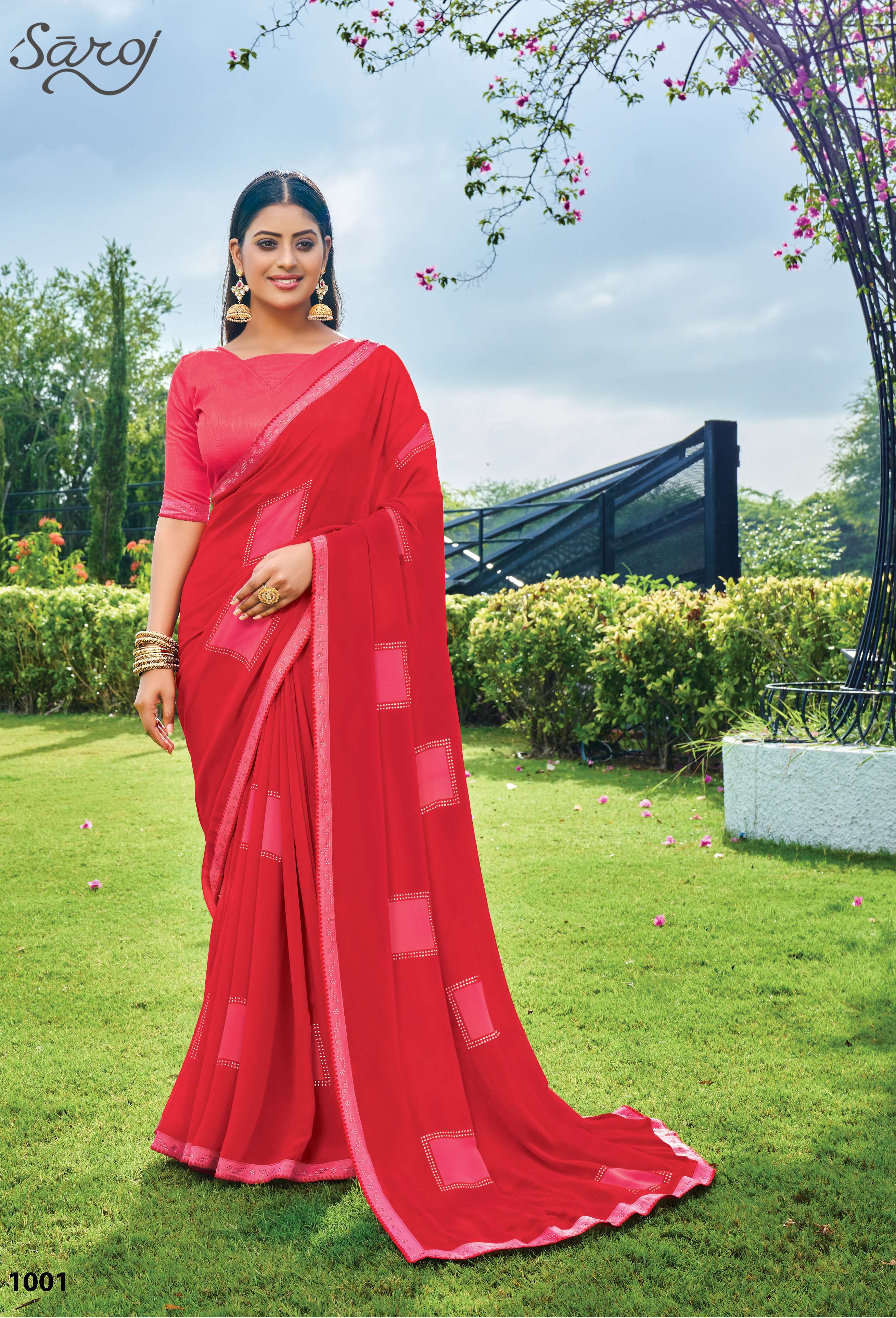 Saroj textile presents Nagme casual sarees catalogue