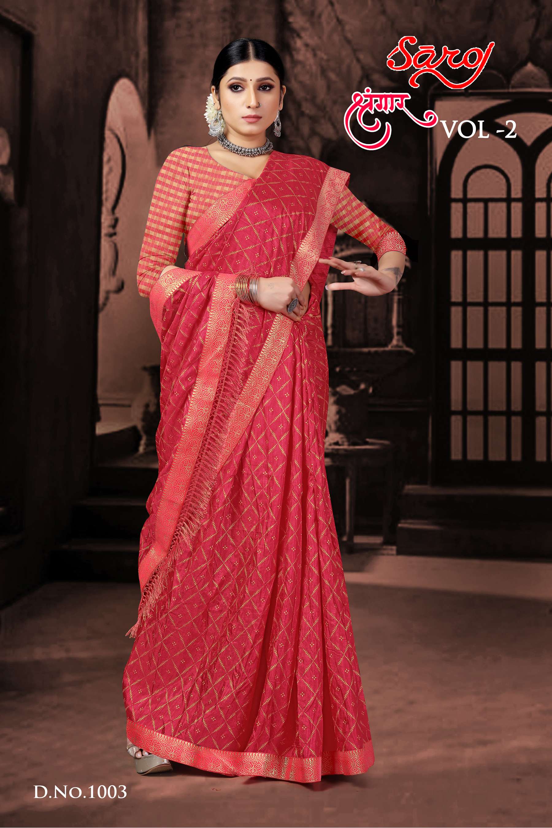 Saroj textile presents Shrungaar vol 2 casual sarees catalogue