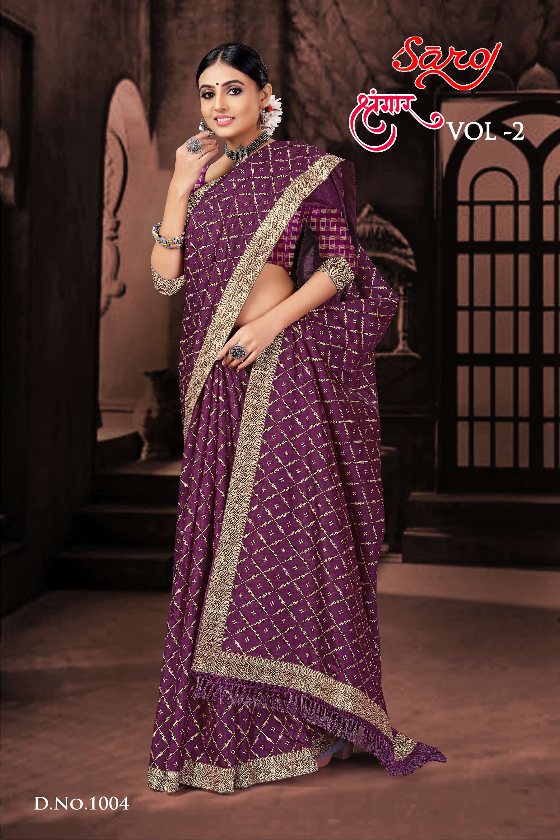 Saroj textile presents Shrungaar vol 2 casual sarees catalogue