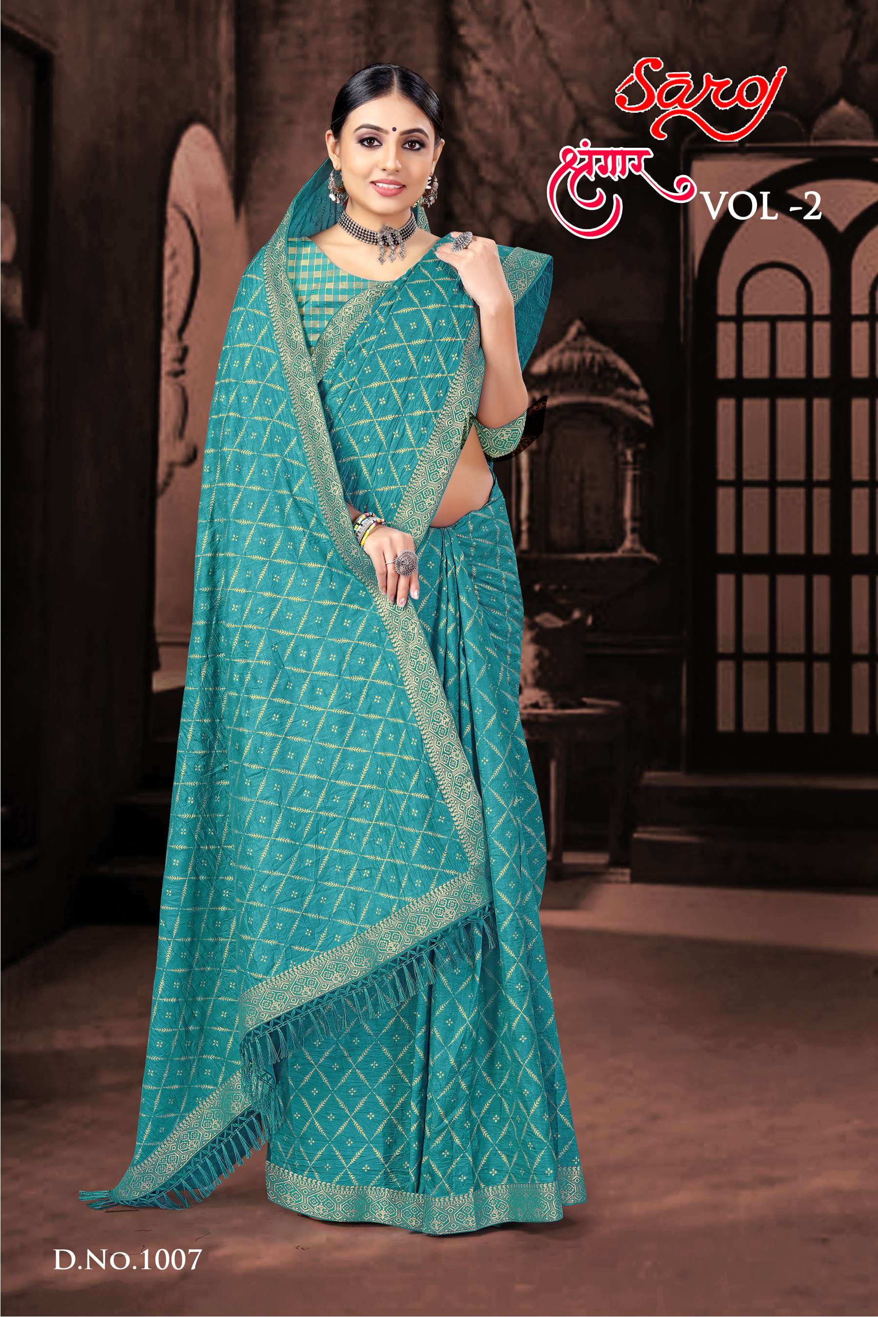 Saroj textile presents Shrungaar vol 2 casual sarees catalogue