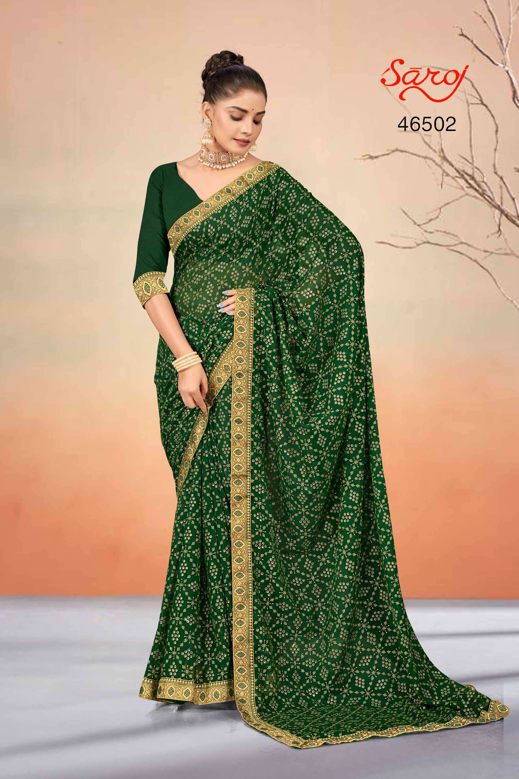 Saroj textile presents Vibha Designer sarees catalogue