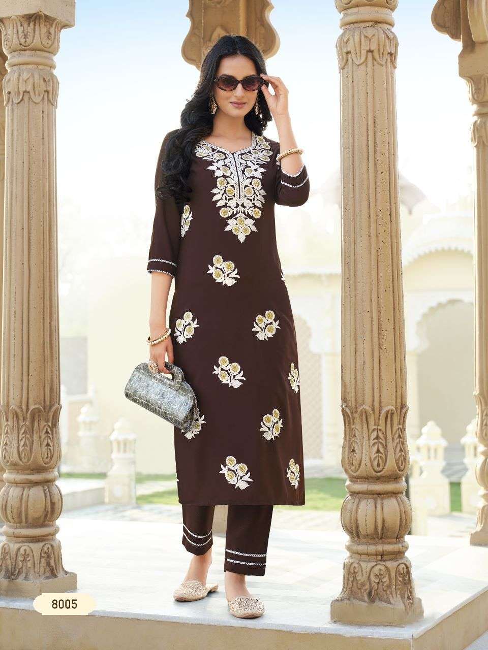 SYASII launching Kurti with Bottom set Designer Tunics for upcoming festiva Kurti with Bottom AMELIA
